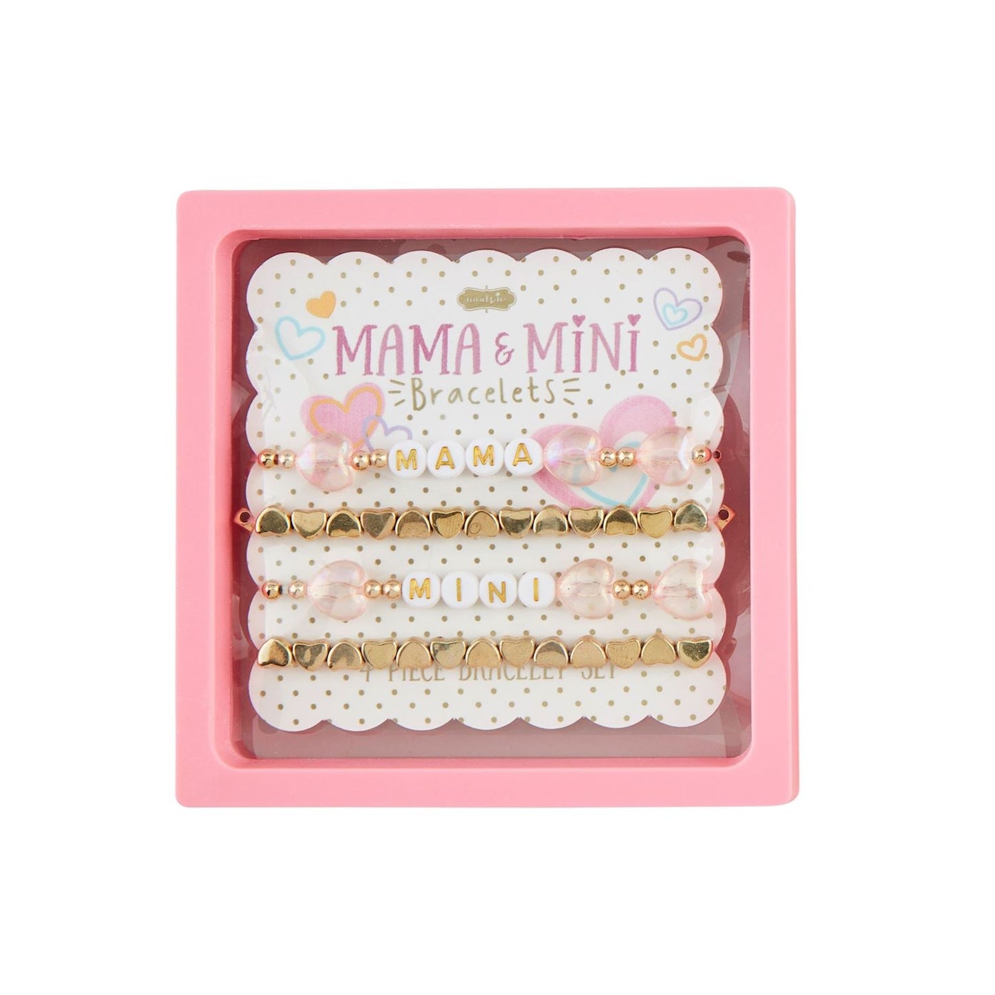 The Porch Mud Pie Pink Mama & Me Mini Bracelet