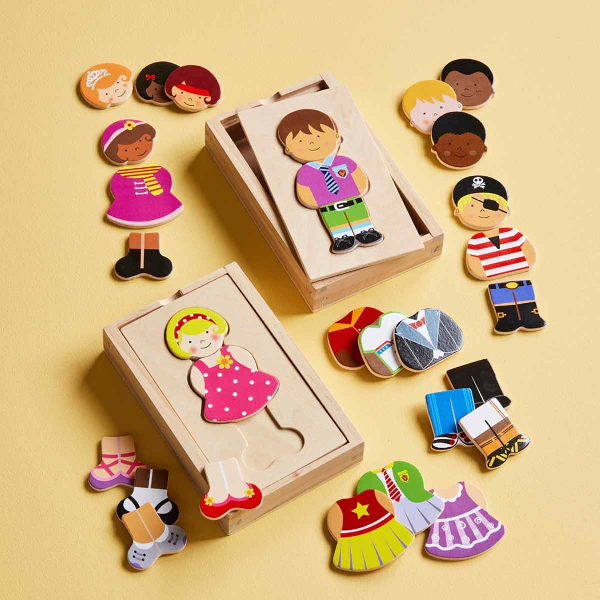 The Porch Mud Pie Boy Boxed Dressed Up Wood