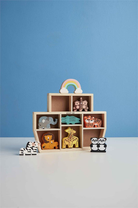 The Porch Mud Pie Noah's Ark Wood Set