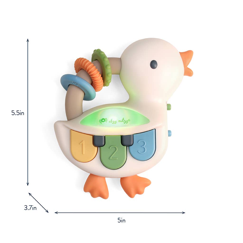 *The Porch NEW* Bitzy Tunes™ Goose - Light-up Interactive Piano Toy