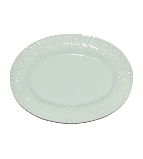 Skyros Isabella Oval Platter Ice Blue