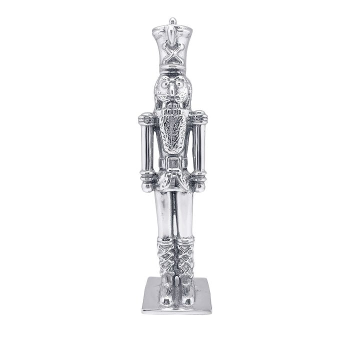 Mariposa Silver Nutcracker Decor