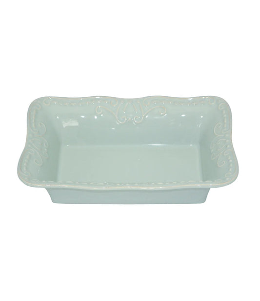 Skyros Isabella Small Rectangular Baker Ice Blue