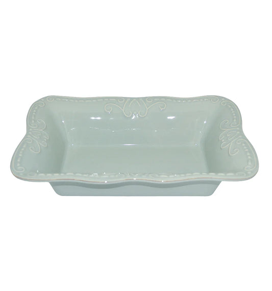 Skyros Isabella Medium Rectangular Baker Ice Blue