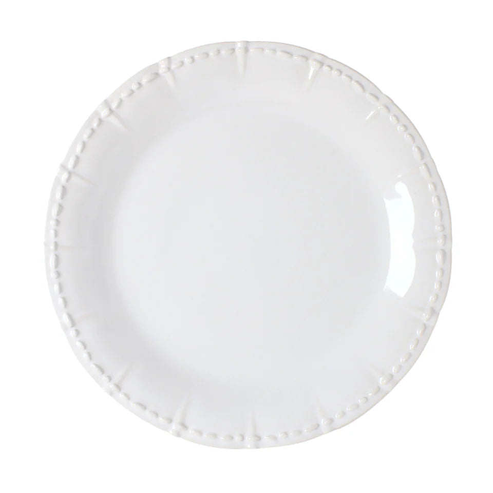 Skyros Historia Dinner Plate Paperwhite