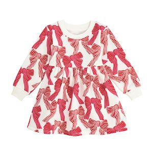 The Porch Mud Pie Bow Sweatshirt Dress