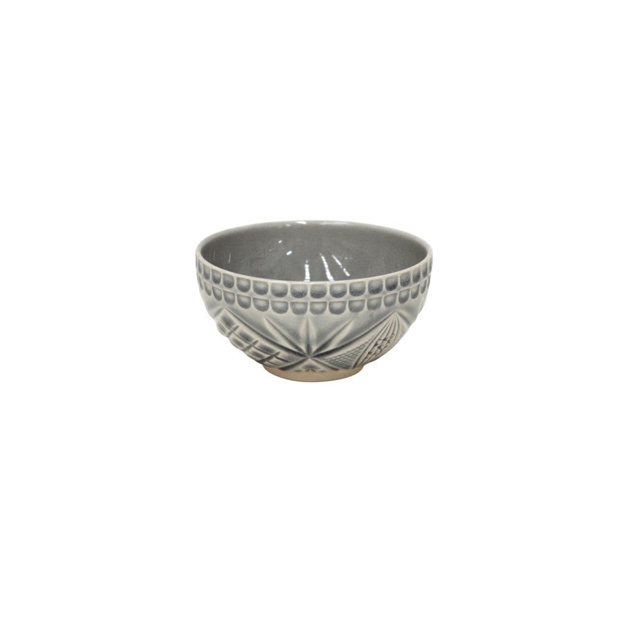 Costa Nova Cristal Grey Craquelee Fruit Bowl