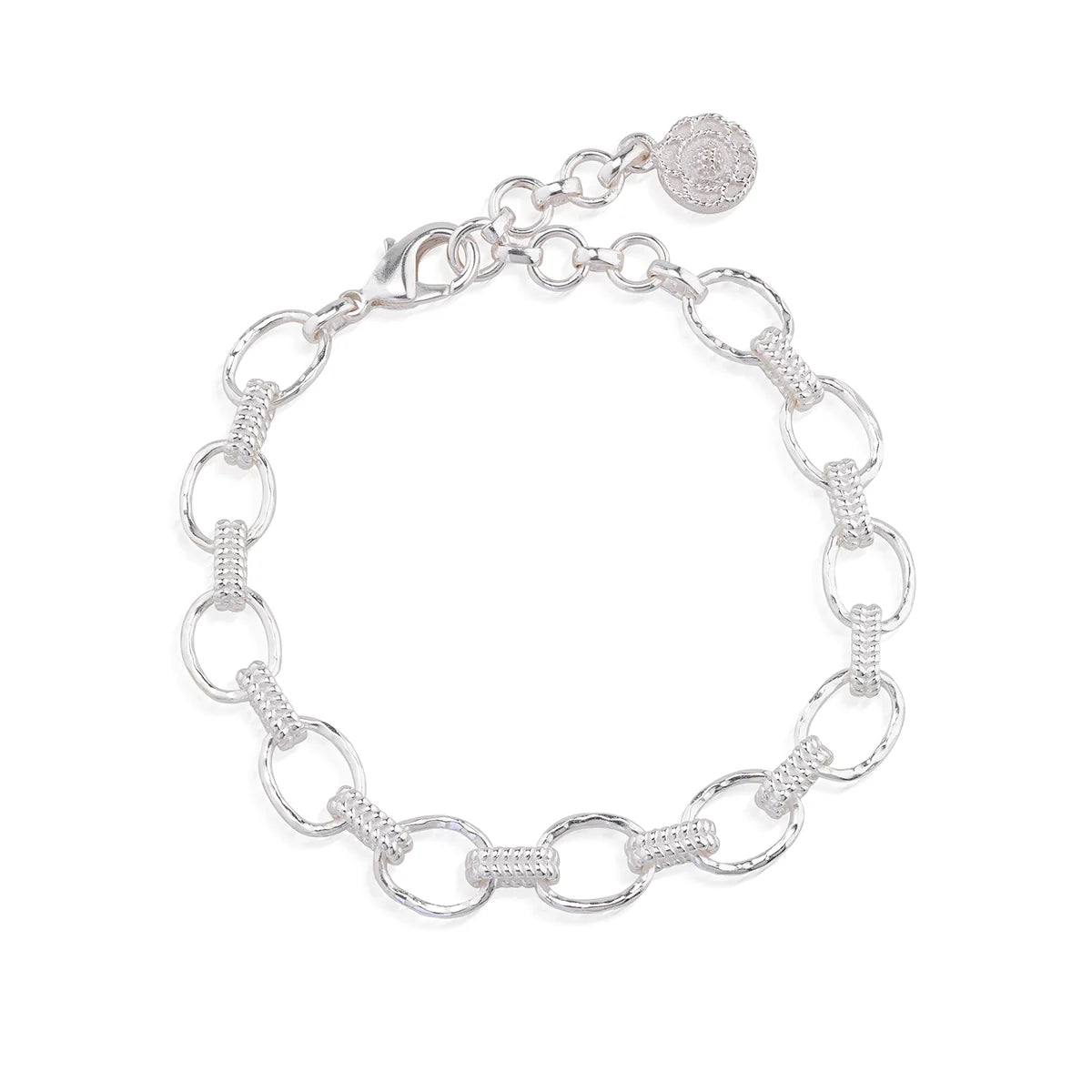 Capucine De Wulf Small Link Bracelet, 7"+1.5" - Silver