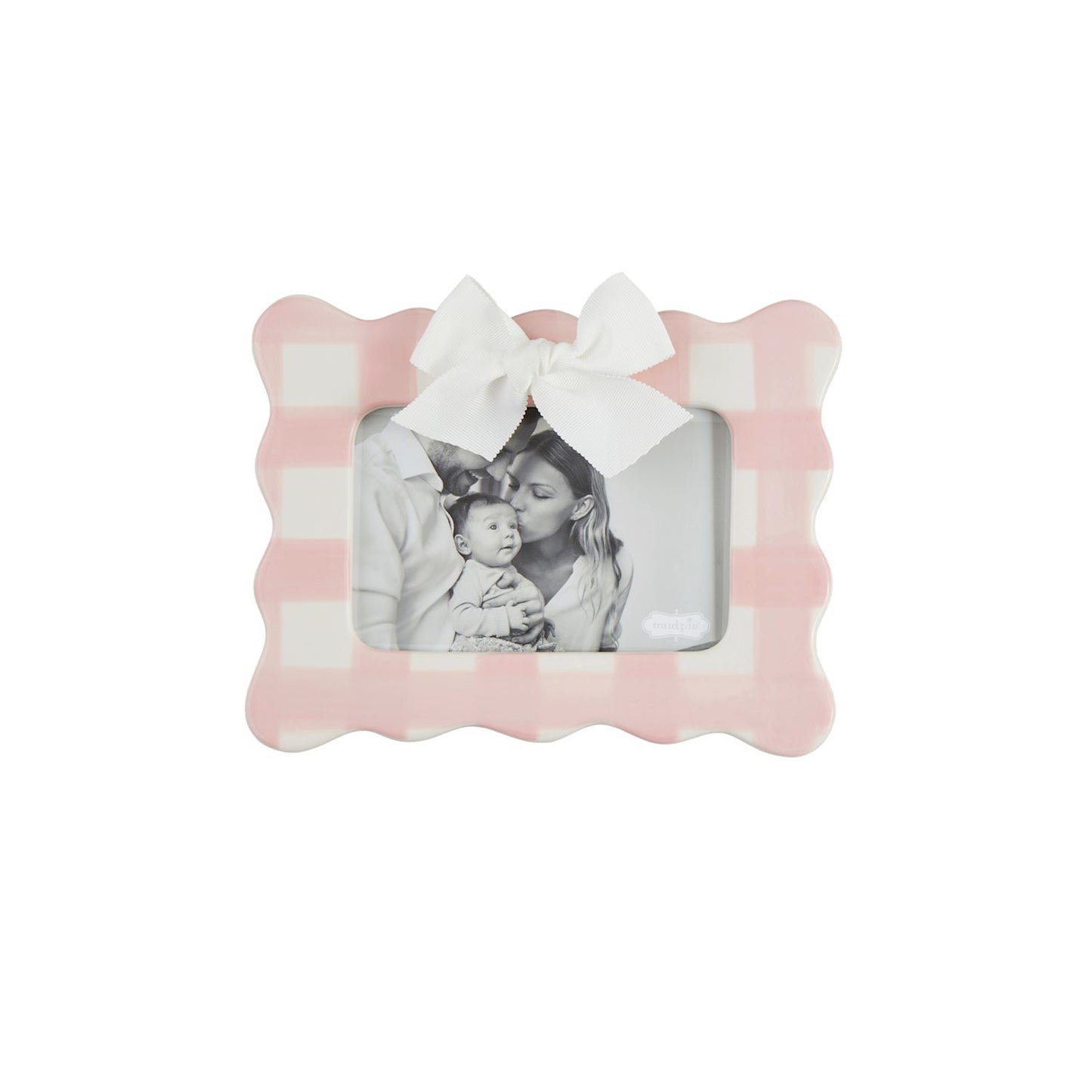 The Porch Mud Pie Horizontal Pink Bow Frame