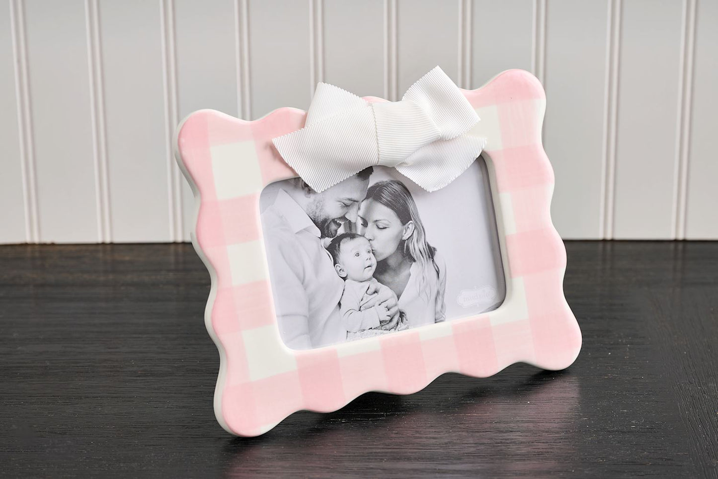 The Porch Mud Pie Horizontal Pink Bow Frame