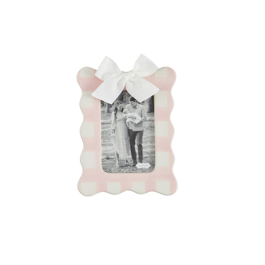 The Porch Mud Pie Vertical Pink Bow Frame