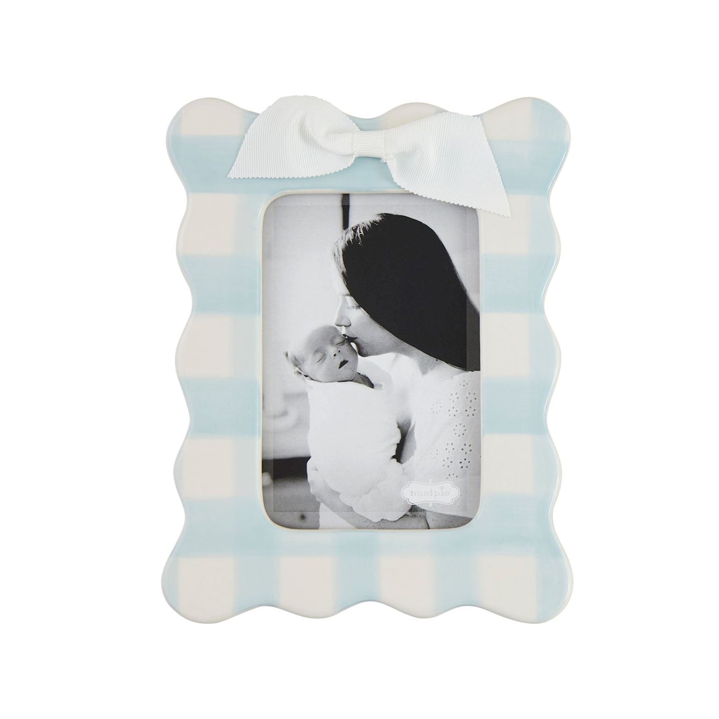 The Porch Mud Pie Vertical Blue Bow Frame