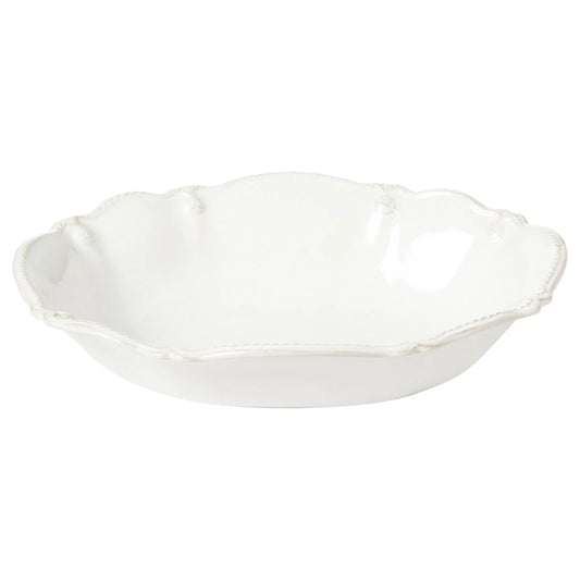 Juliska Berry & Thread 10" Oval Serving Bowl- Whitewash
