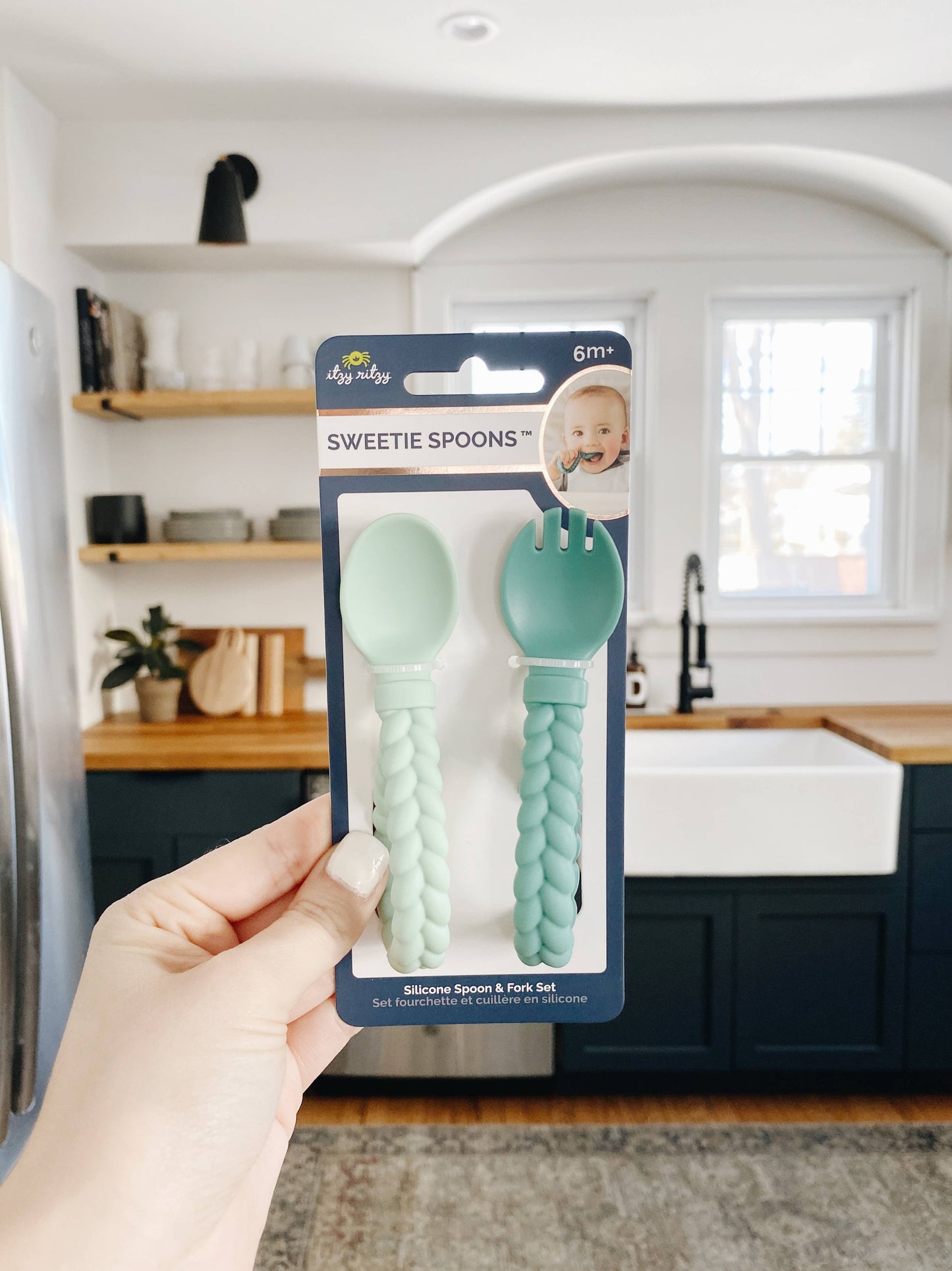 The Porch Sweetie Spoons™ Spoon + Fork Set: Pink