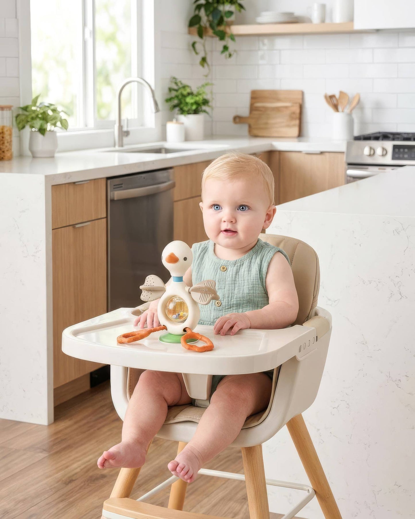 *The Porch NEW* Itzy Twist & Bop™ - High Chair Sensory Toy Goose
