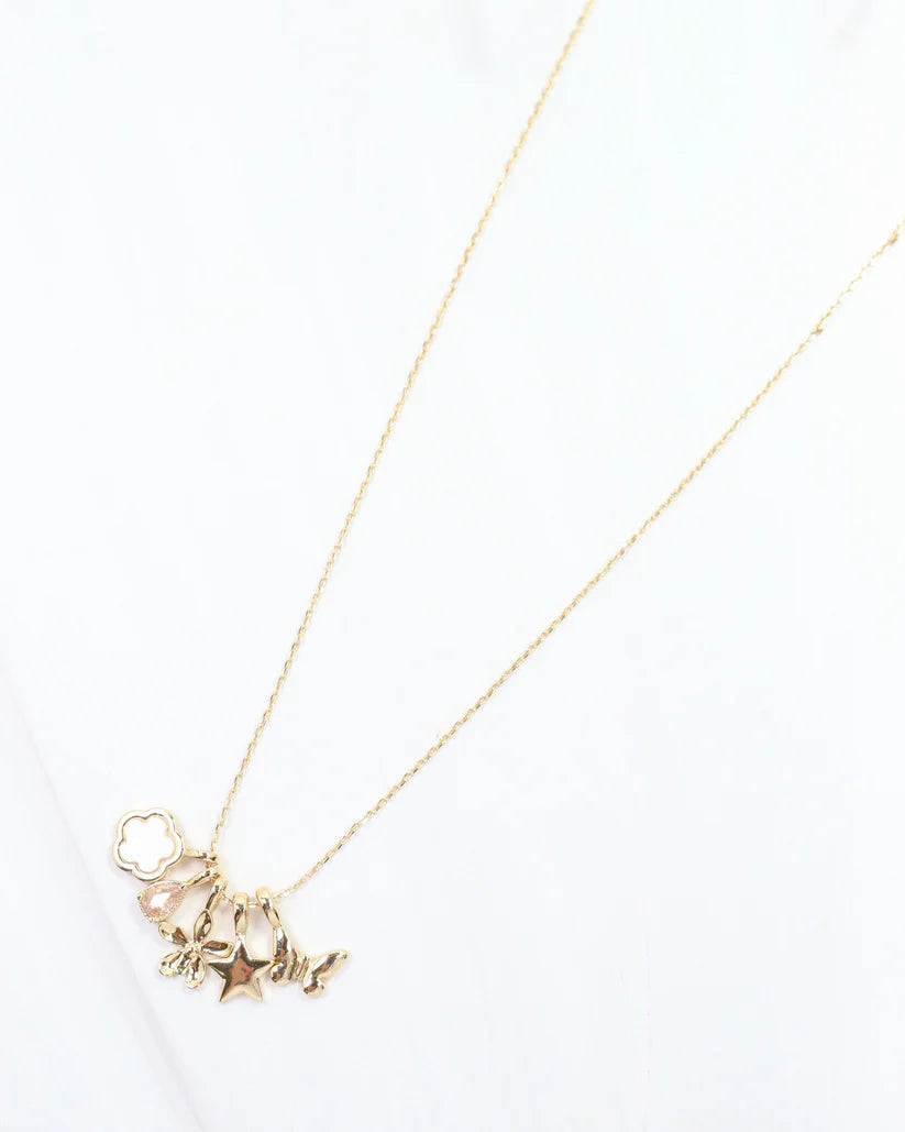 Caroline Hill Lucky Stars Charm Necklace Set