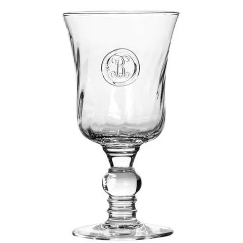 Skyros Monogram Legado Glass-Footed Goblet