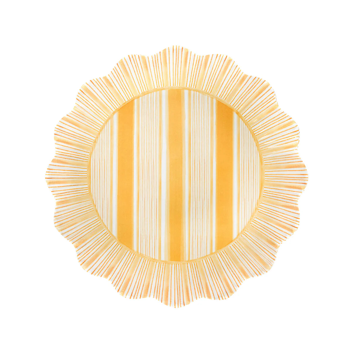 Juliska Cabana Striped Salad Plate - Sunshine