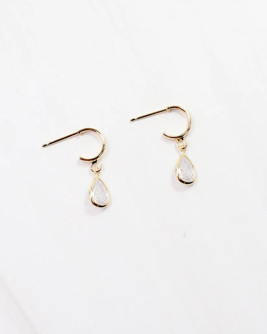 Caroline Hill Calvert Hoop and Charm Earring