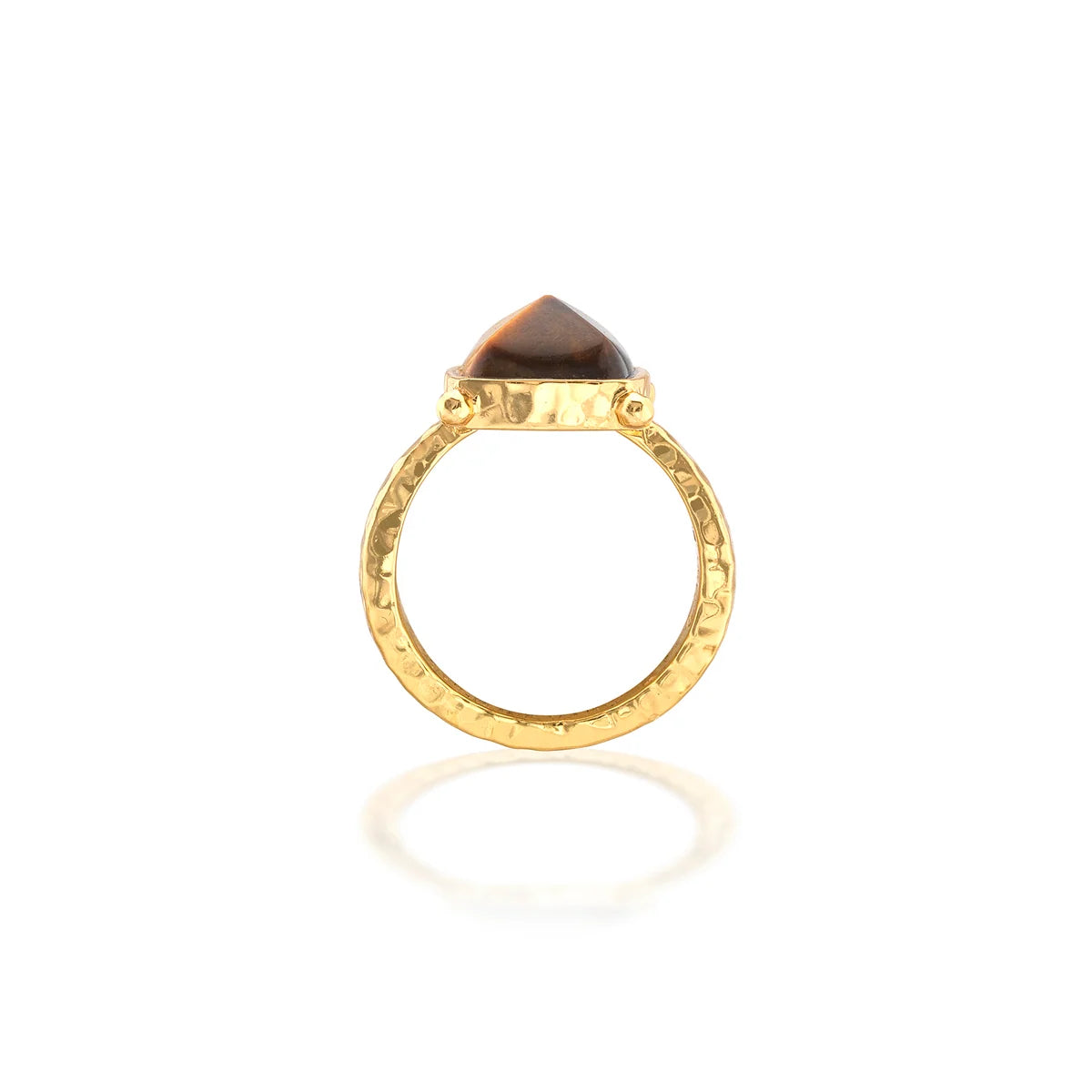 Capucine De Wulf Mystic Eye Gem Ring Tiger's Eye