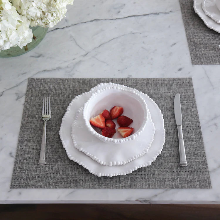 Beatriz Ball VIDA Rectangular Woven Placemat- Charcoal