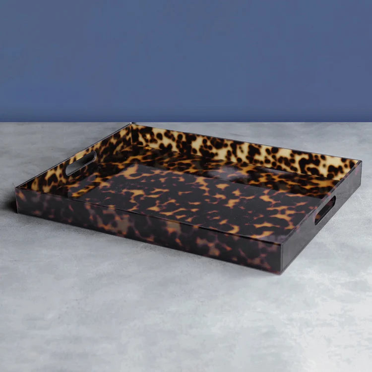 Beatriz Ball Tortoise Shell VIDA Acrylic Tray