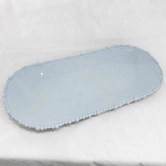 Beatriz Ball Alegria Large Oval Platter- Blue