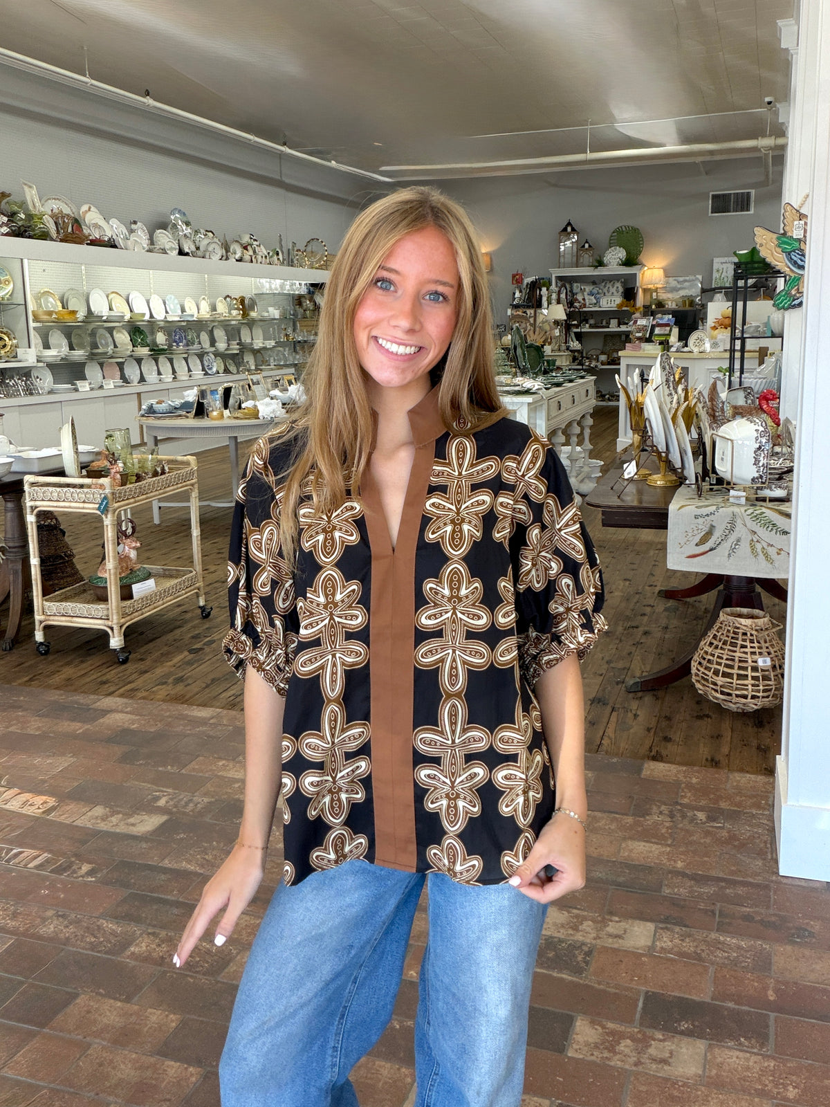 Vienna Bloom Blouse