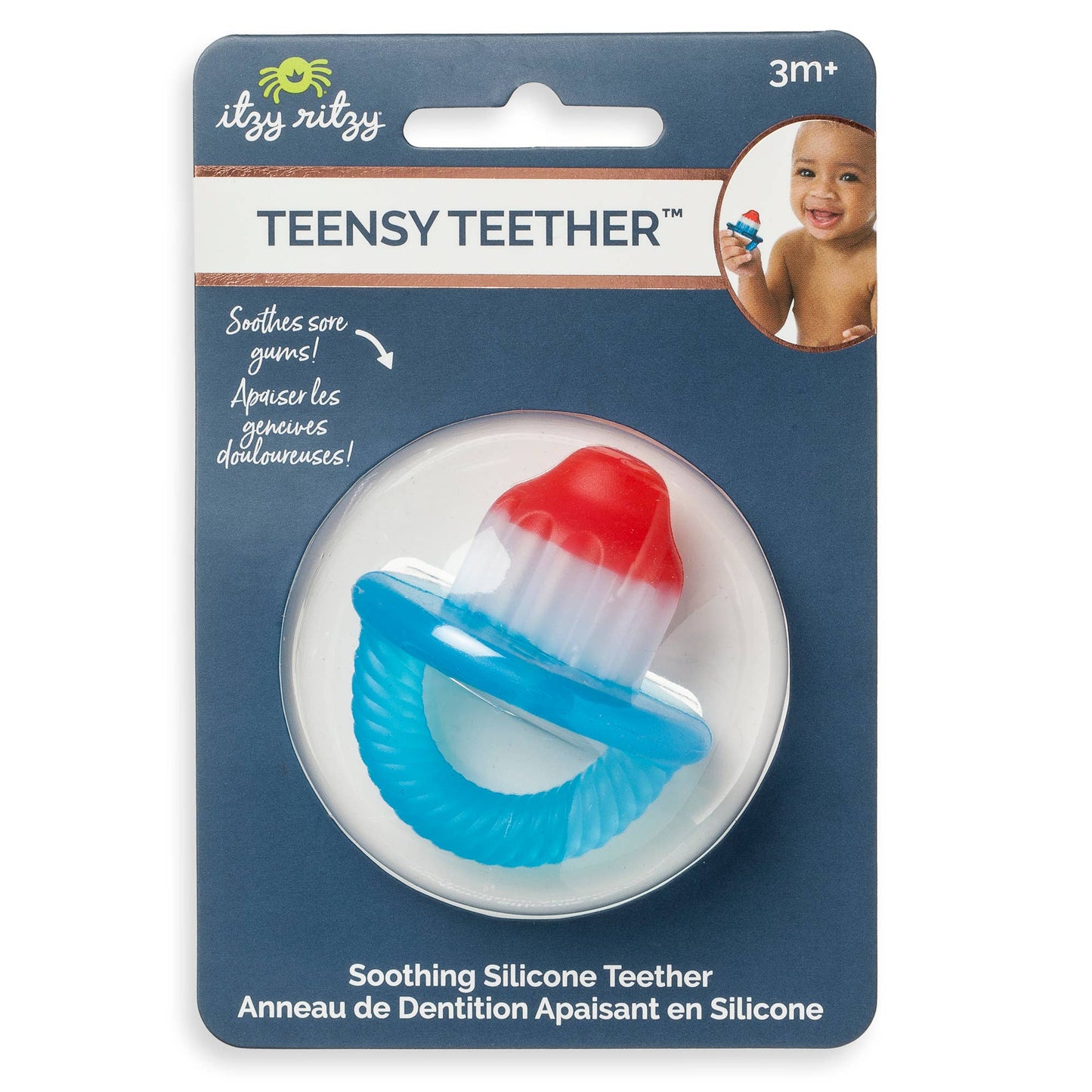 The Porch Teensy Teether™ Hero Pop Soothing Silicone Teether