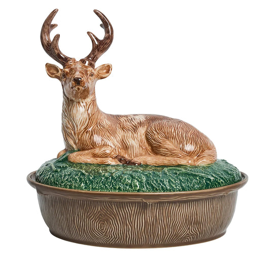 Juliska Stag Baker with Lid - Multi