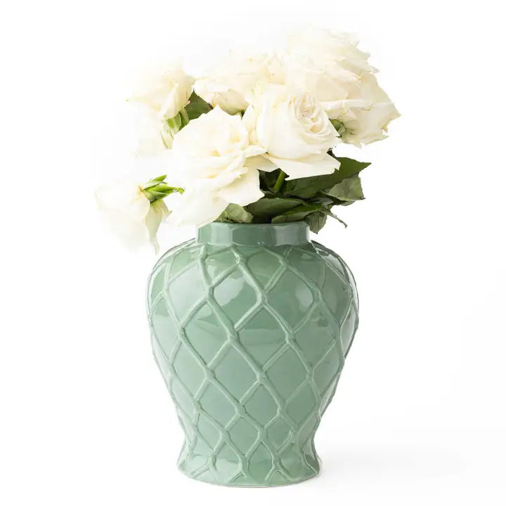 8 Oak Lane Green Ginger Jar