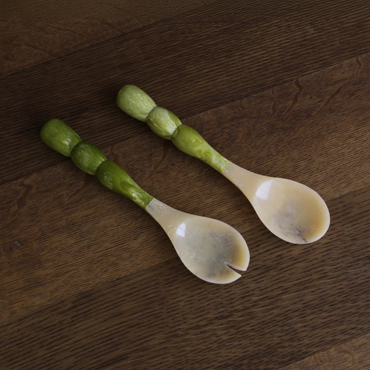 Beatriz Ball RESIN Rio Bubble Salad Servers (Green)