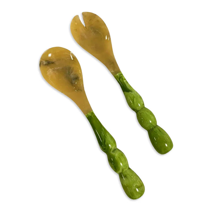 Beatriz Ball RESIN Rio Bubble Salad Servers (Green)