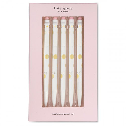 Kate Spade Gold Polka Dot Pencils