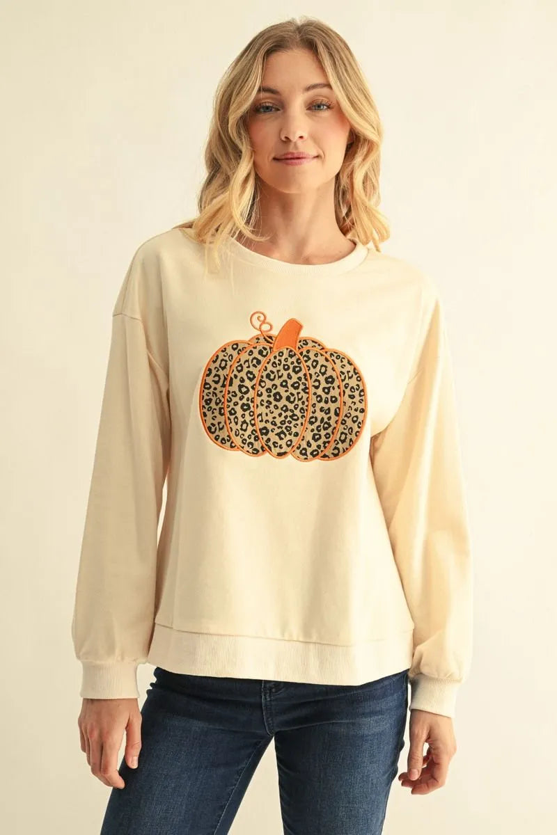 Pumpkin Patch Cream Sweatshirt