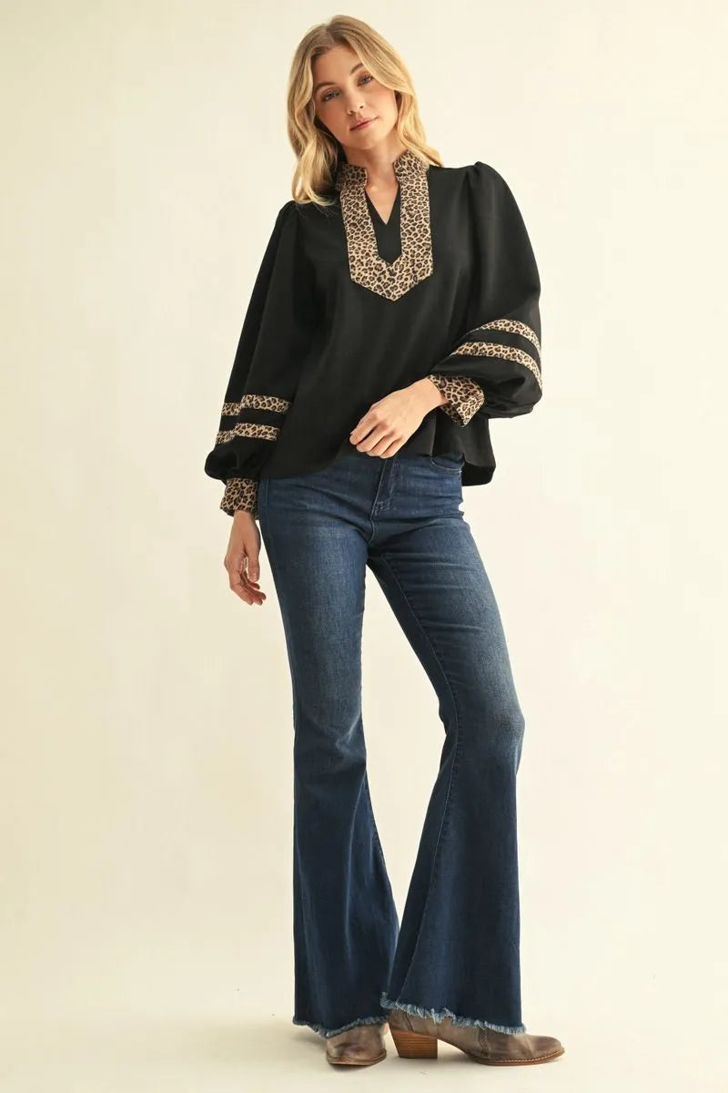 Cheetah Dreams Long Sleeve Top