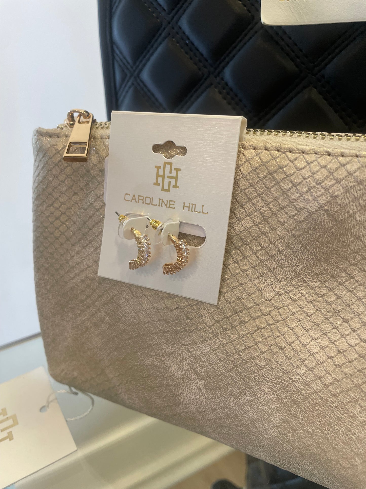 Caroline Hill Jocelyn CZ Hoop Earring