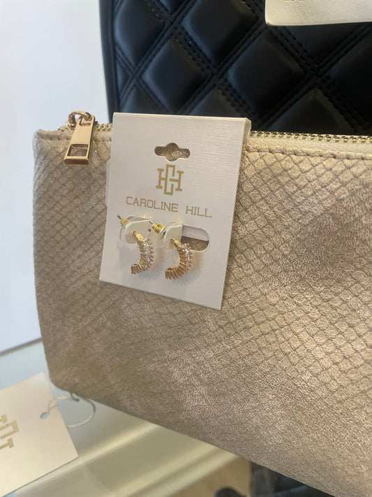 Caroline Hill Jocelyn CZ Hoop Earring