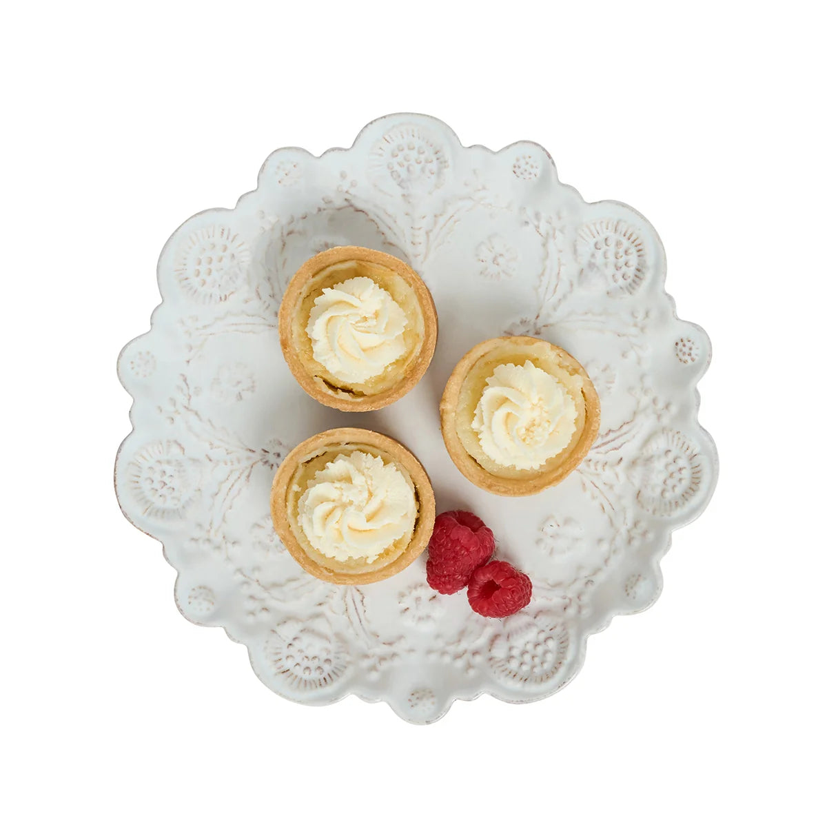 Juliska Thistle Dessert/Salad Plate - Whitewash