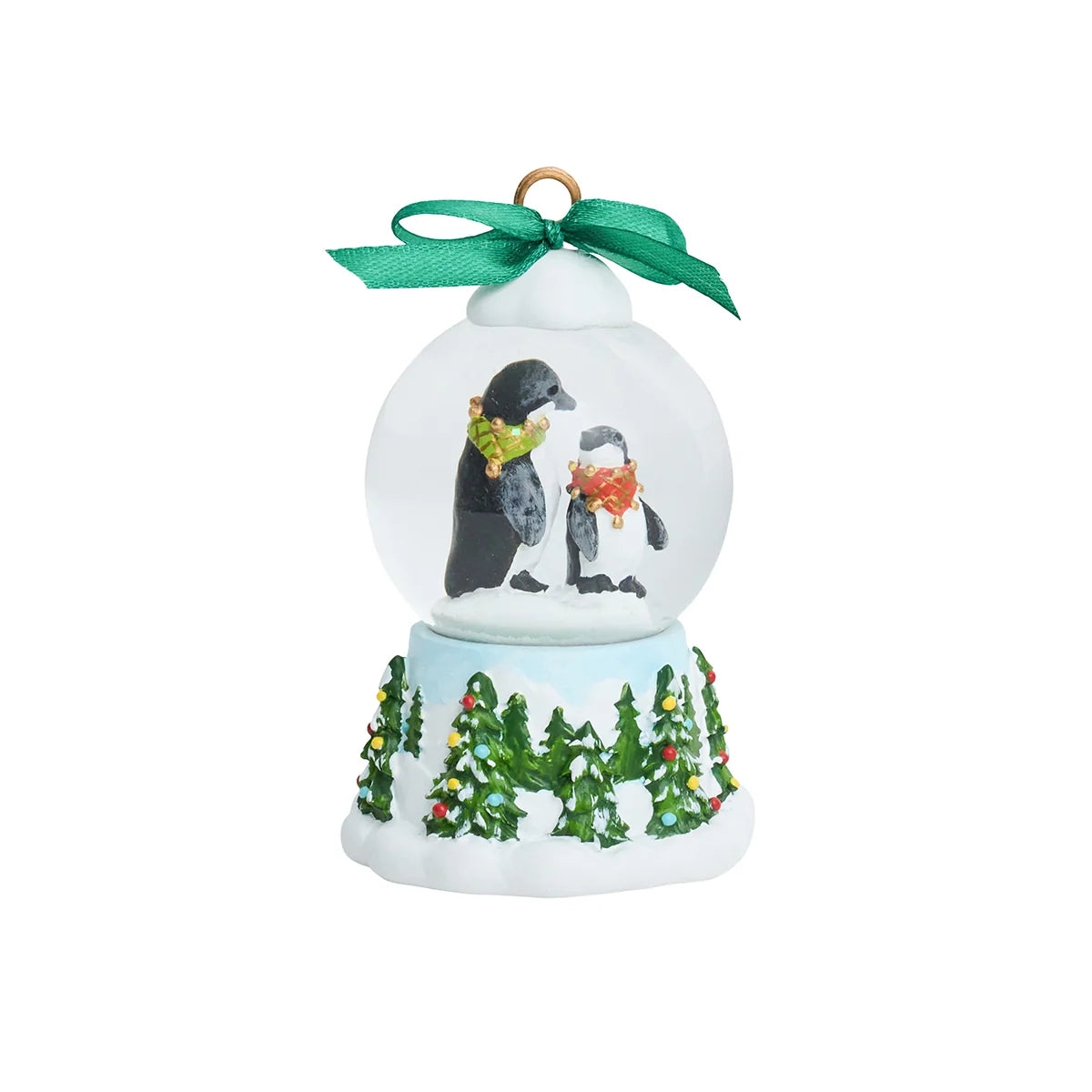 North Pole Penguin Snow Globe Place Card Holder