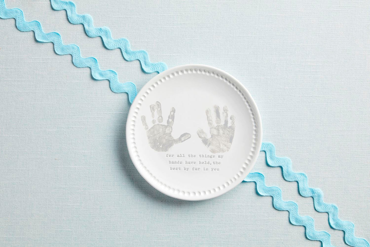 The Porch Mud Pie Handprint Keepsake Platter