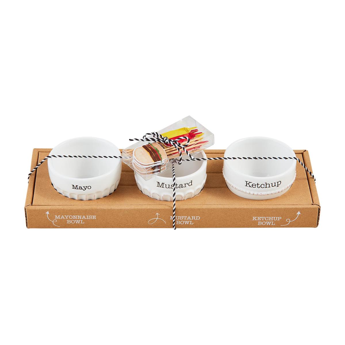 The Porch Mud Pie Circa Condiment Toothpicks Set