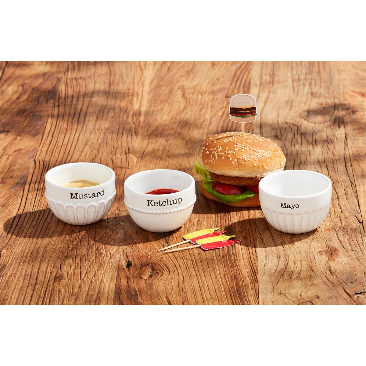 The Porch Mud Pie Circa Condiment Toothpicks Set