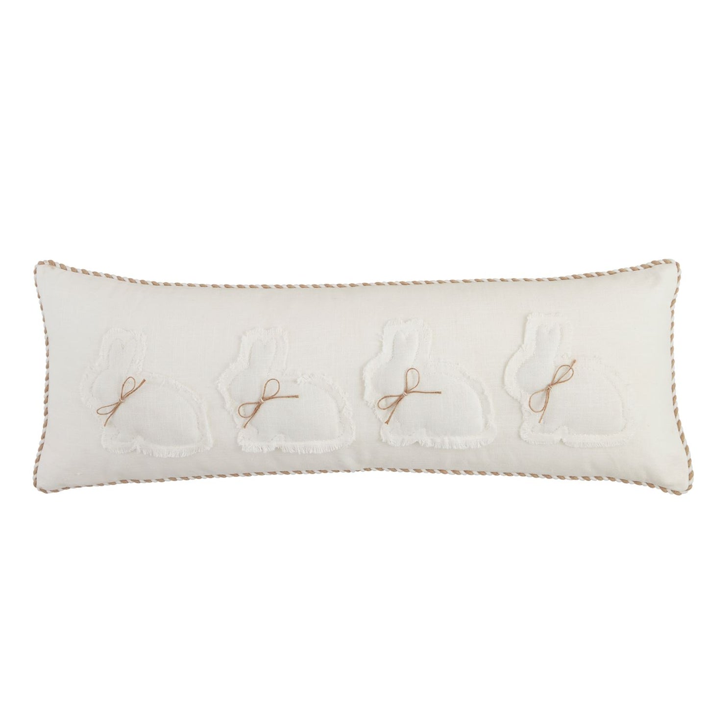 The Porch Mud Pie Long Spring Bunny Pillow