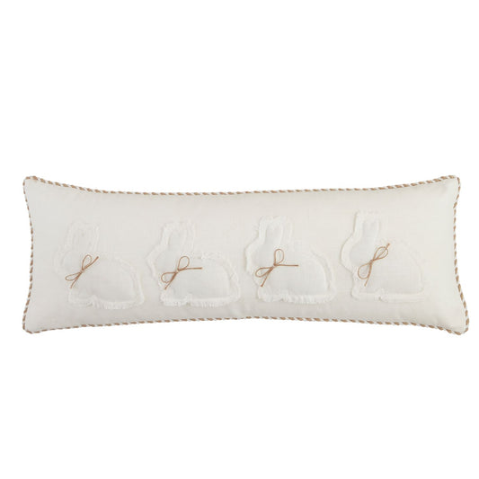 The Porch Mud Pie Long Spring Bunny Pillow