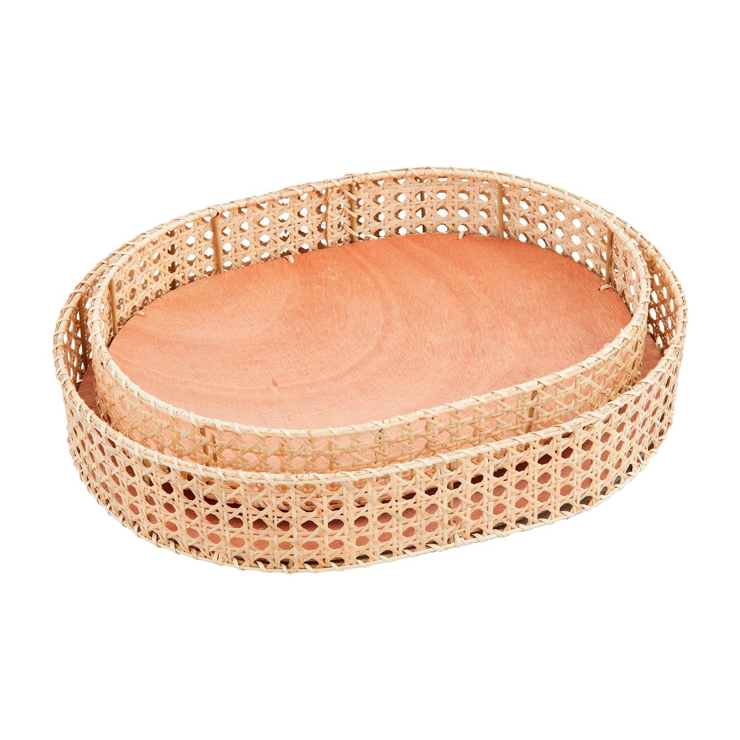 The Porch Mud Pie Cane Tray Set