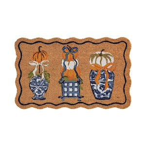 The Porch Mud Pie Fall Topiary Doormat