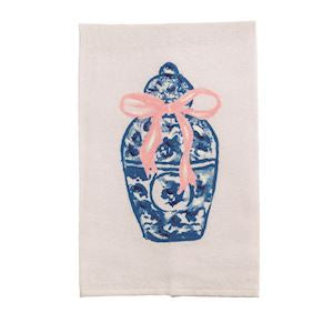 The Porch Mud Pie Blue and White Collection Tea Towels
