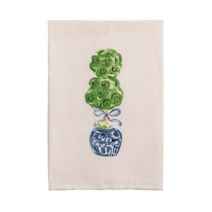 The Porch Mud Pie Blue and White Collection Tea Towels