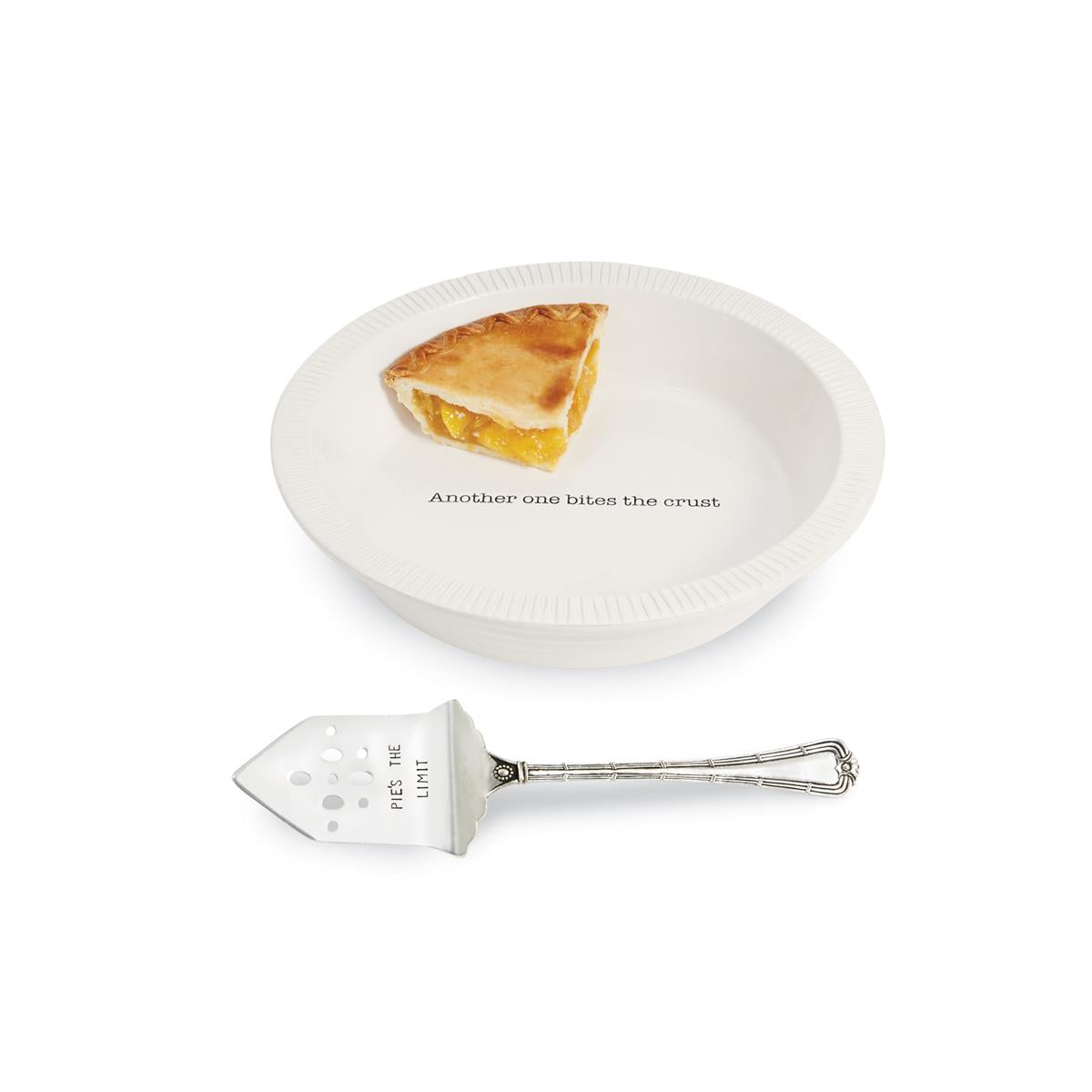 The Porch Mud Pie Pie Plate & Server Set